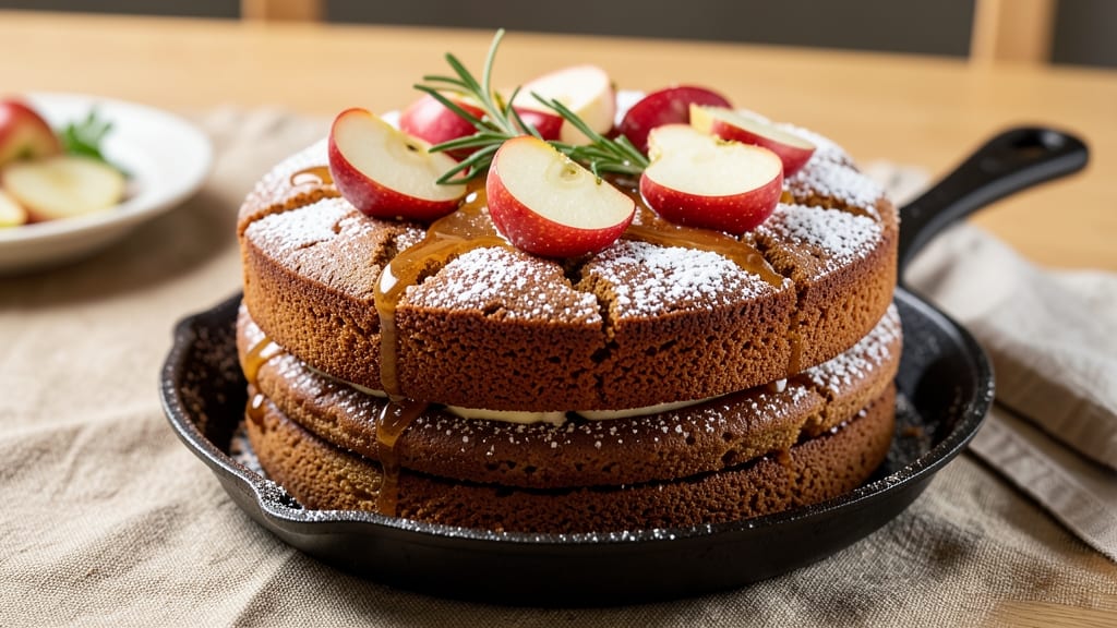 Angela Logan's Apple Cake Recipe: Buttery Vanilla Streusel With Warm Cinnamon Swirls