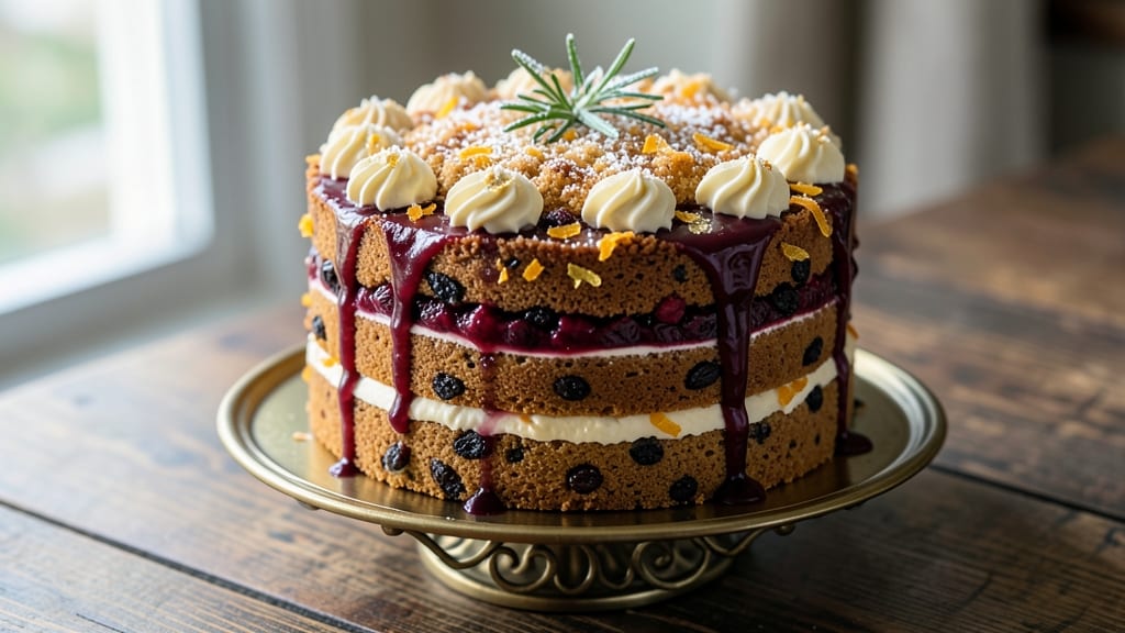 Alternative Christmas Cake Recipe: Spiced Fruit Layers and Rum-Infused Moisture
