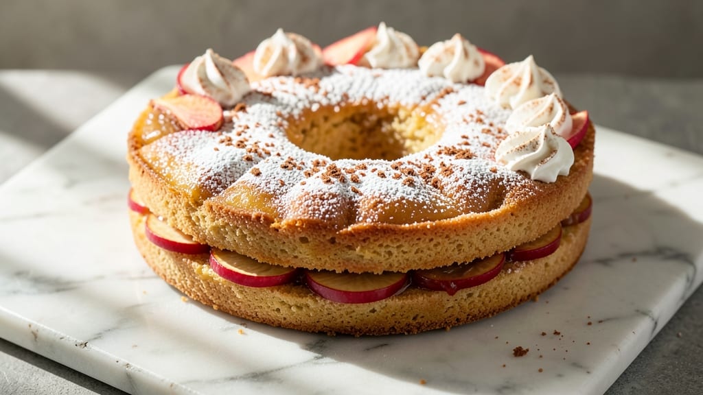 Apple Ring Cake Recipe: Vanilla-Spiced Layers with Jammy Apple Filling