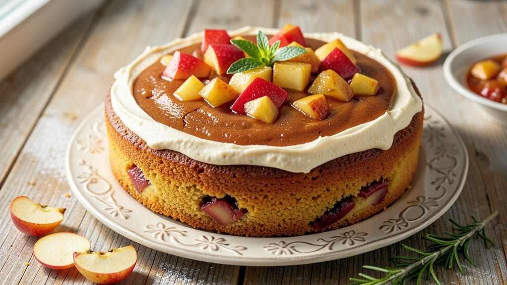 Apple Cake Recipe Without Eggs: Moist Layers Bound by Applesauce Magic