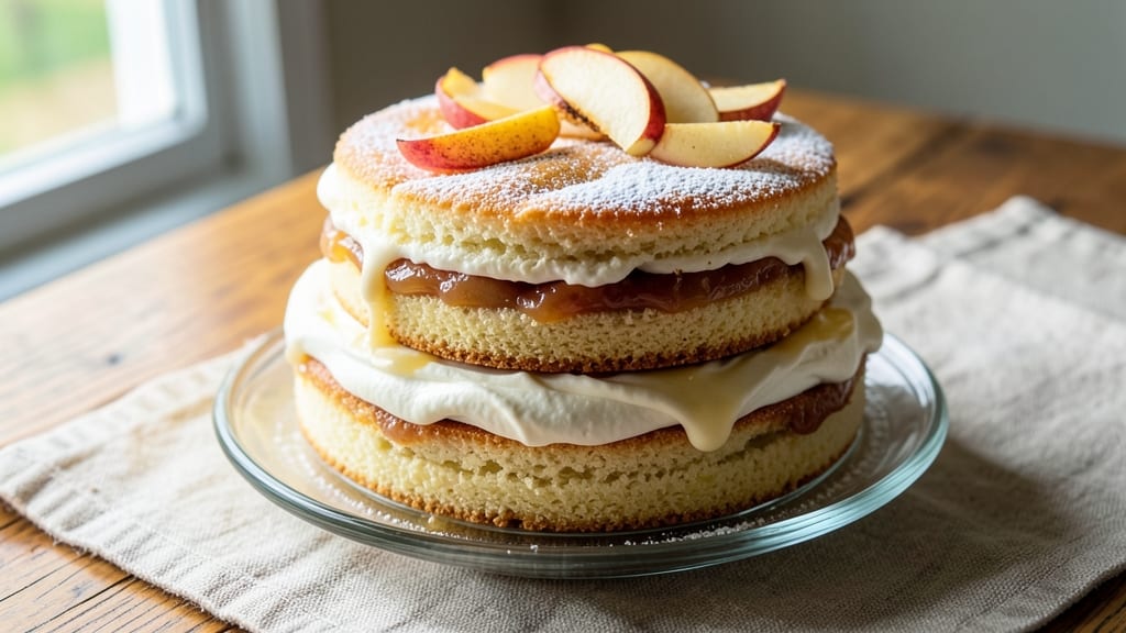 Apple Vanilla Cake Recipe: Warm Spiced Layers with Vanilla Buttercream Bliss