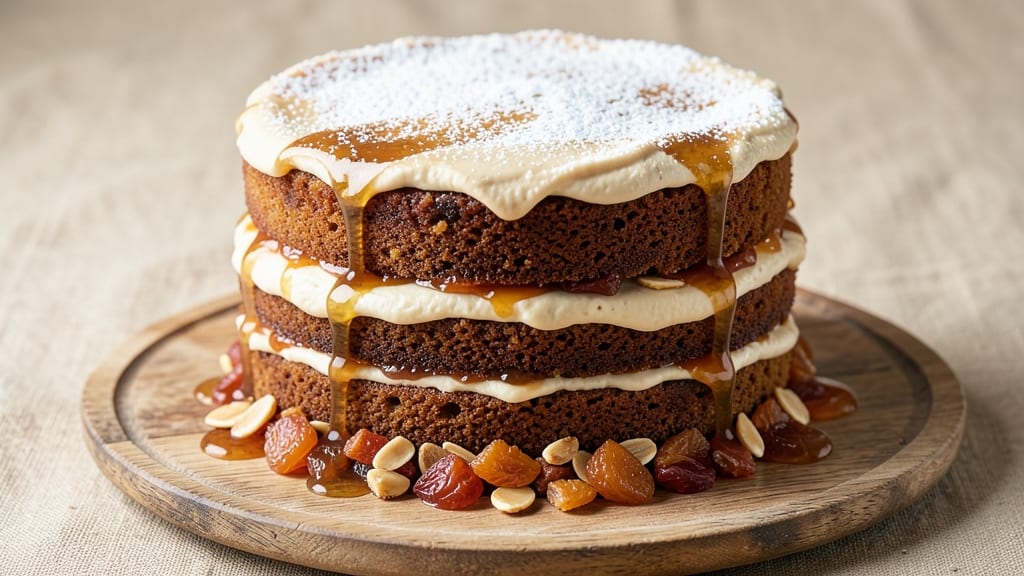 Apricot Brandy Cake Recipe: Boozy Fruit Layers With Buttery Crisp Top