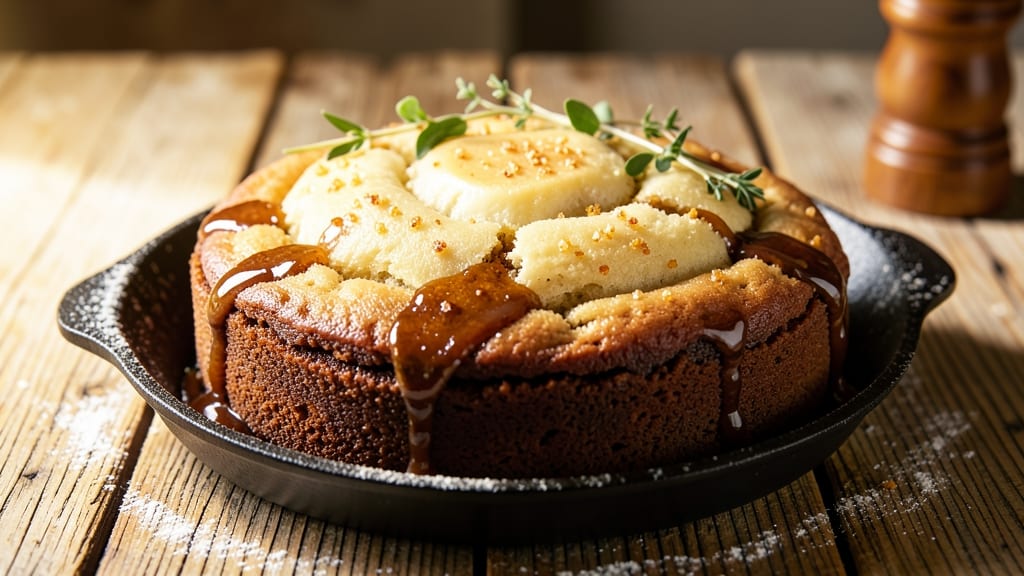 Amish Shoo Fly Cake Recipe: Molten Pecan-Caramel Center With Buttery Crust