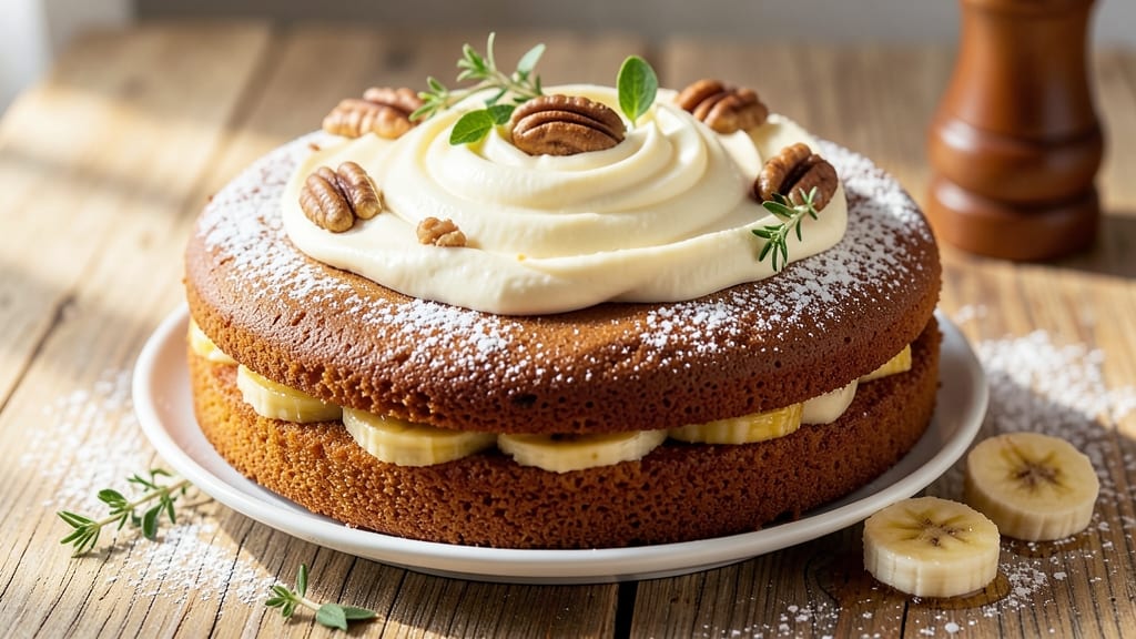 Amazing Banana Cake Recipe: Moist Layers with Warm Spice Magic