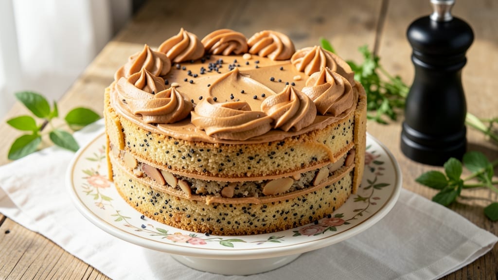 Almond Poppyseed Cake Recipe: Nutty Crunch and Vanilla Infusion Bliss