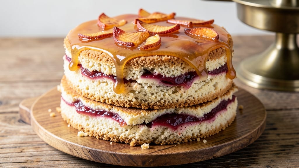 Apple Jam Cake Recipe: Buttery Streusel Crown Over Spiced Apple Moisture