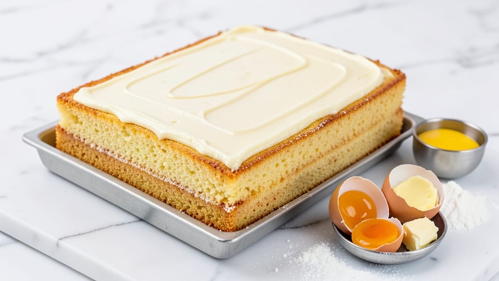 American Sponge Cake Recipe: Fluffy Vanilla Clouds in One Bowl
