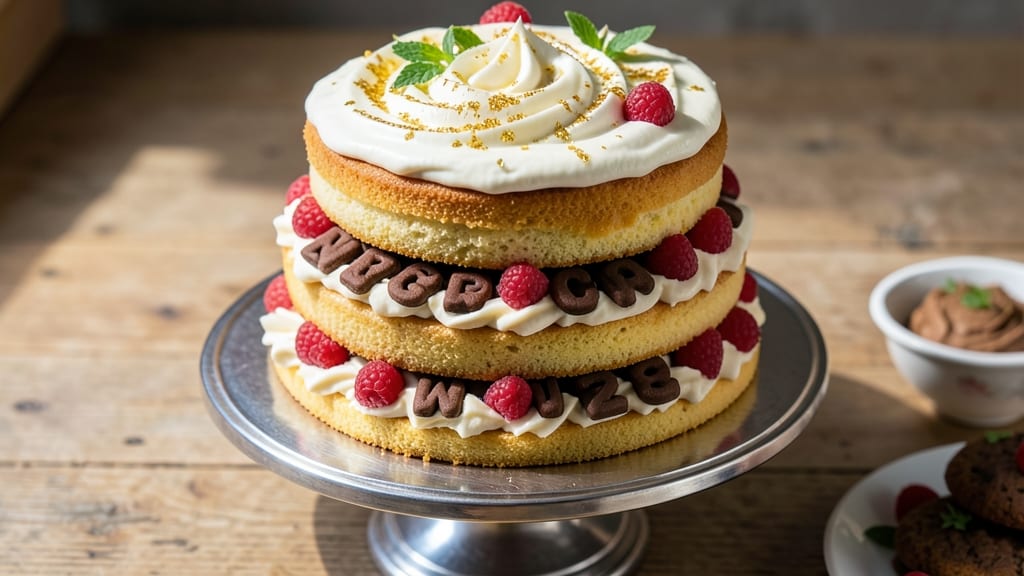 Alphabet Cake Recipe: Colorful Letters and Vanilla Clouds in One Pan
