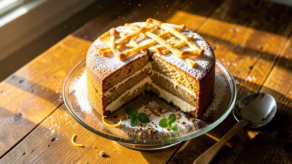 Ark Cake Slice Recipe: Moist Vanilla Layers with Cinnamon-Sugar Crunch