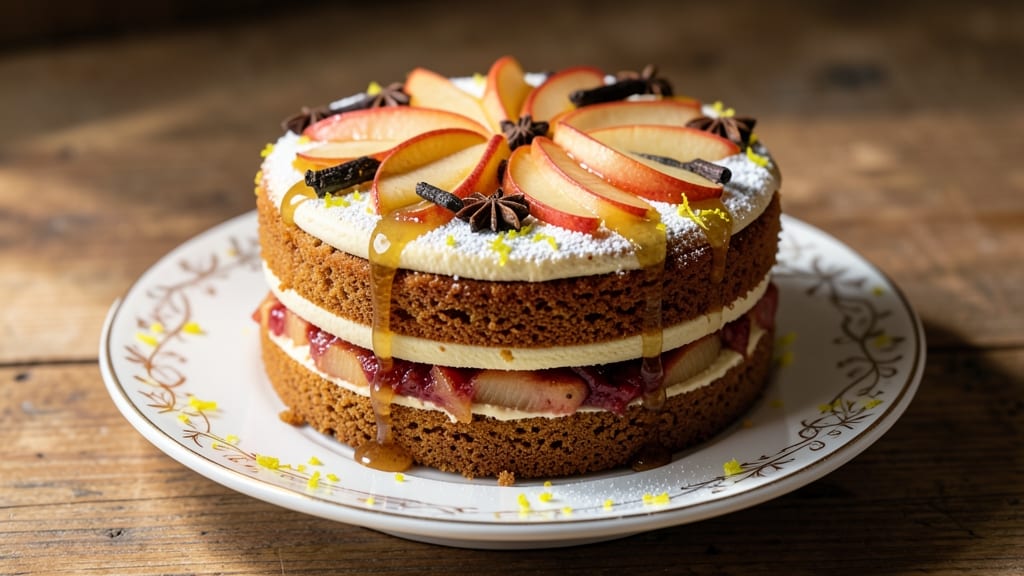 Apple Tea Cake Recipe: Warm Spiced Apple Filling with Buttery Tea-Infused Layers