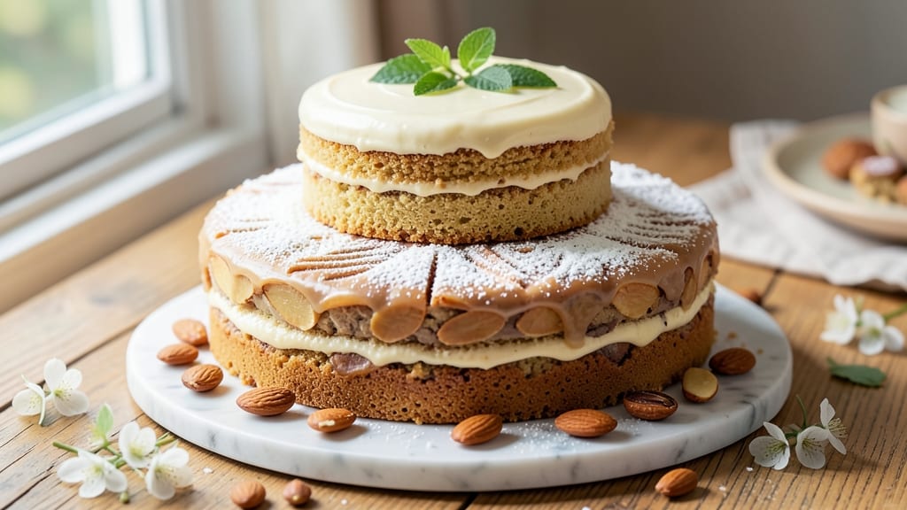 Almond Essence Cake Recipe: Nutty Vanilla Swirls With Moist Layers