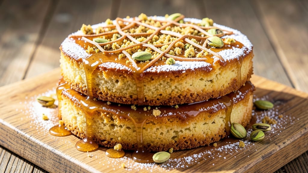 Arabian Honey Cake Recipe: Fragrant Cardamom and Date Swirl Delight