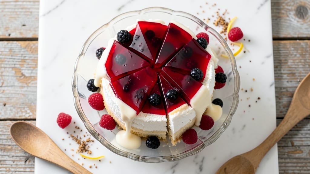 Angel Food Cake and Jello Recipe: Layered Lightness With No-Bake Magic