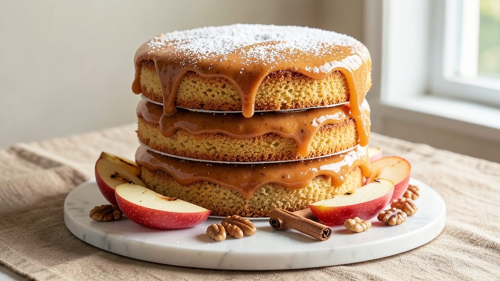 Apple Butter Stack Cake Recipe: Caramelized Apple Swirls Between Layers