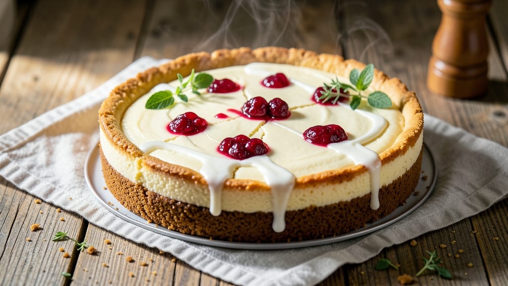American Baked Cheesecake Recipe: Buttery Crust Meets Silky Fillings