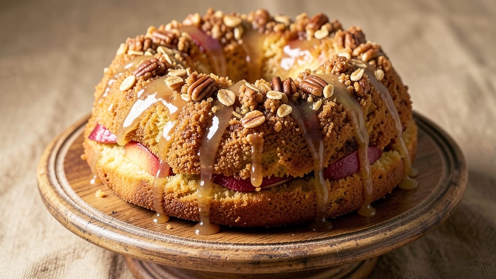 Apple Streusel Bundt Cake Recipe: Warm Spice Streusel Crown Over Vanilla-Apple Bliss