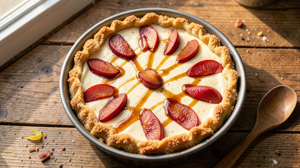 Apple Brandy Cheesecake Recipe: Boozy Caramelized Topping With Silky Cream Cheese