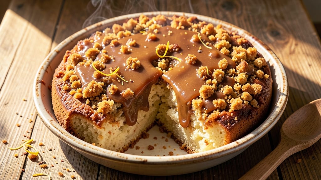 Apple Butter Crumb Cake Recipe: Spiced Streusel Crown Over Gooey Apple Butter Layers