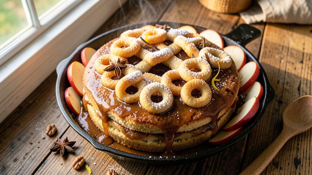 Pioneer Woman's Apple Cider Donut Cake Recipe: Warm Spiced Apple Filling in Buttery Layers
