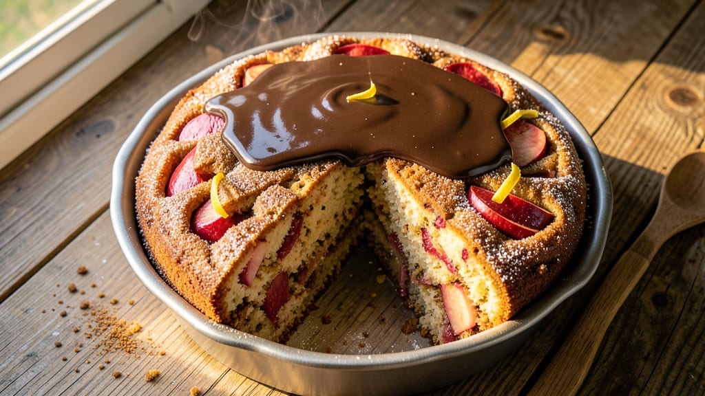 Apple German Chocolate Cake Recipe: Nutty-Spiced Layers with Peanut Butter Frosting