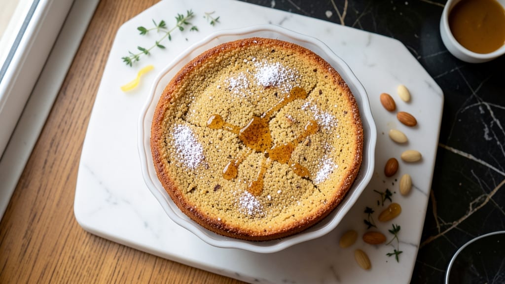 Almond Semolina Cake Recipe: Nutty Moistness With Crunchy Top