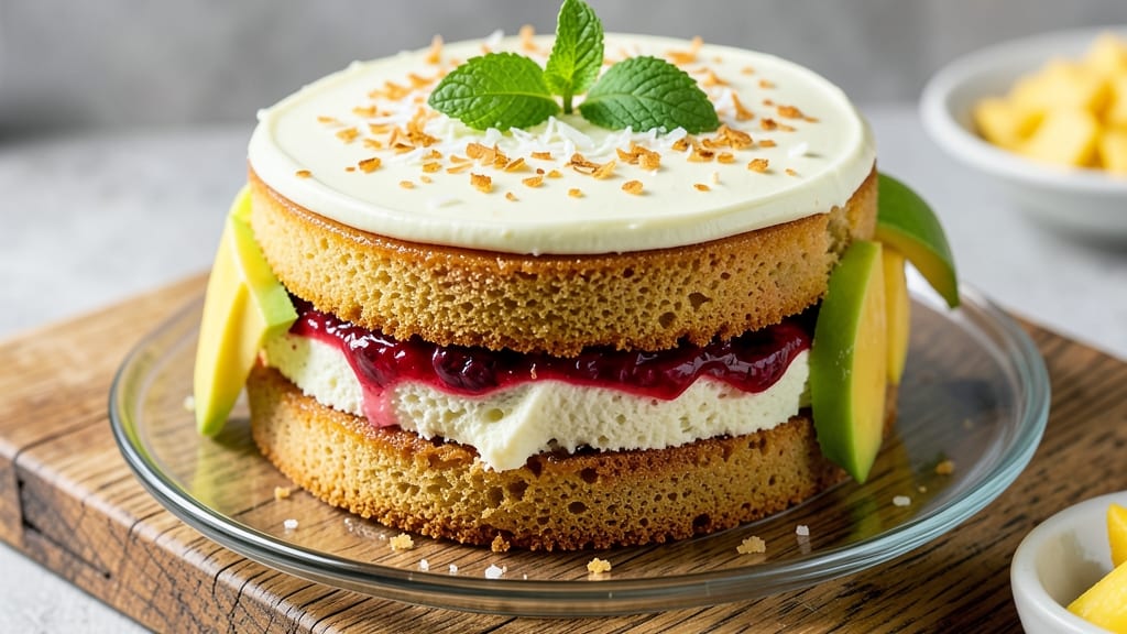 Asian Sponge Fruit Cake Recipe: Tropical Layers With Toasted Nut Magic