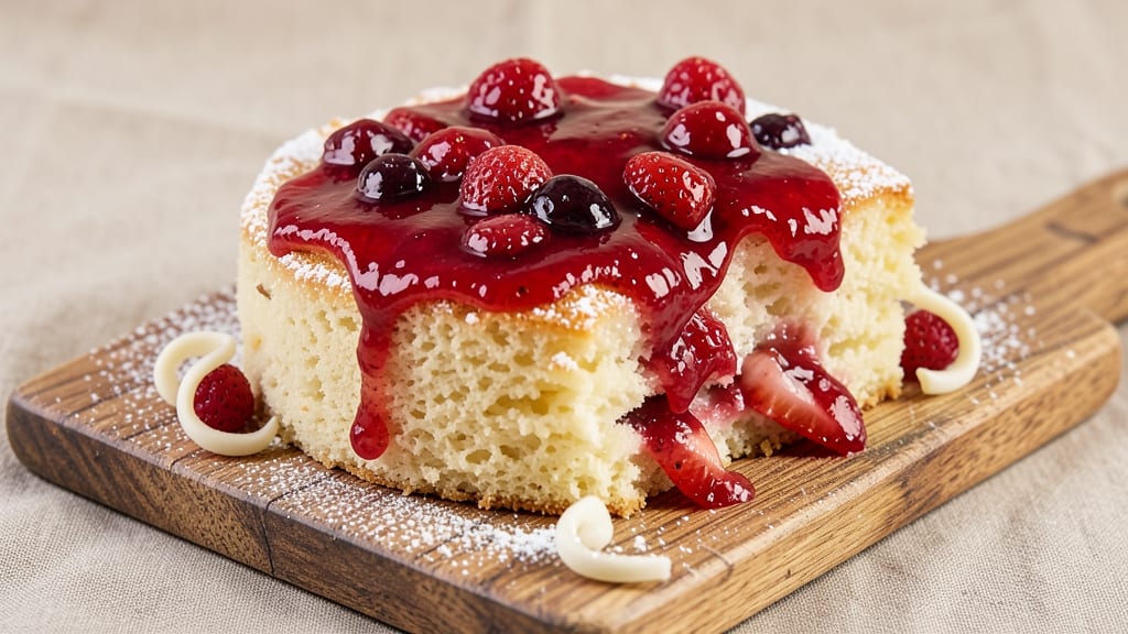 Angel Food Cake and Strawberry Pie Filling Recipe: Light-as-Air Layers and Bursting Berries