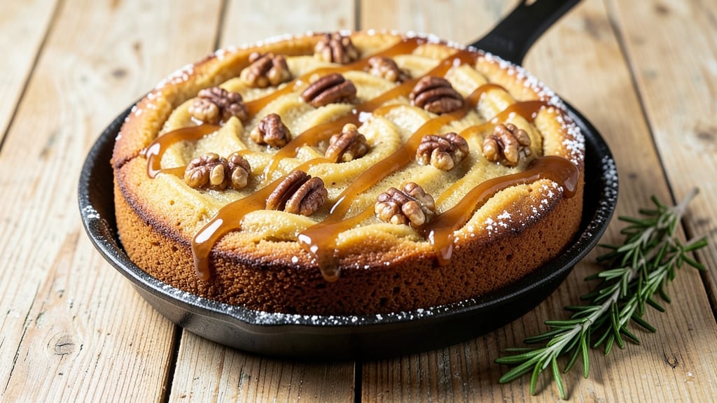 Applesauce Walnut Cake Recipe: Moist Layers With Nutty Crunch and Vanilla Swirl