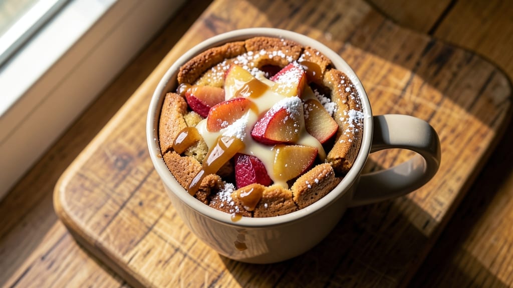 Apple Pie Mug Cake Recipe: Warm Spiced Streusel Crown in 5 Minutes