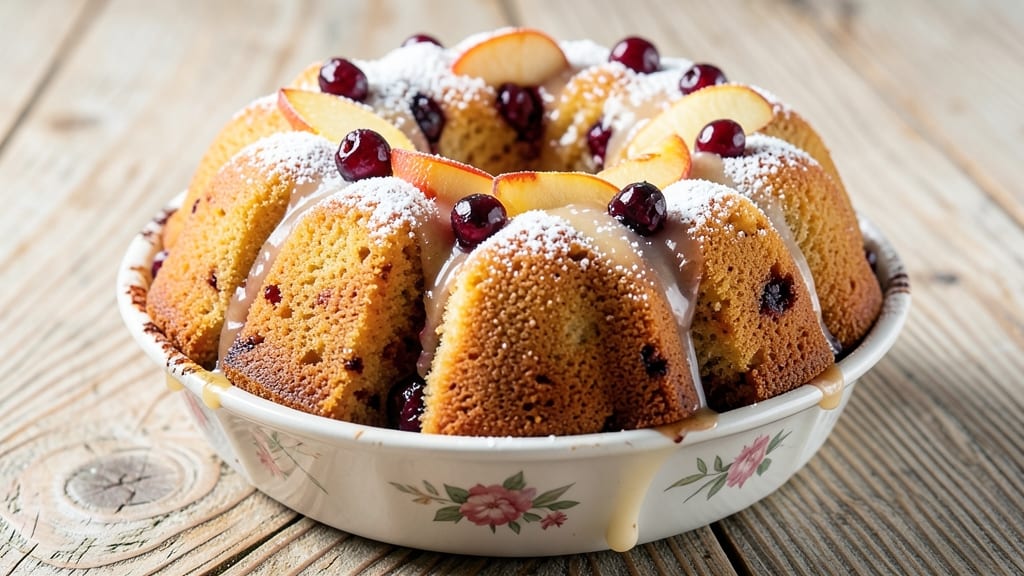 Apple Cranberry Bundt Cake Recipe: Tart-Sweet Swirls With Cream Cheese Frosting