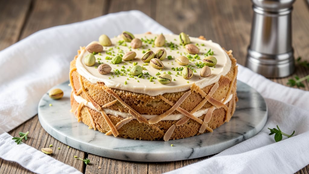 Almond Pistachio Cake Recipe: Nutty Crunch and Moist Layers in One Bite