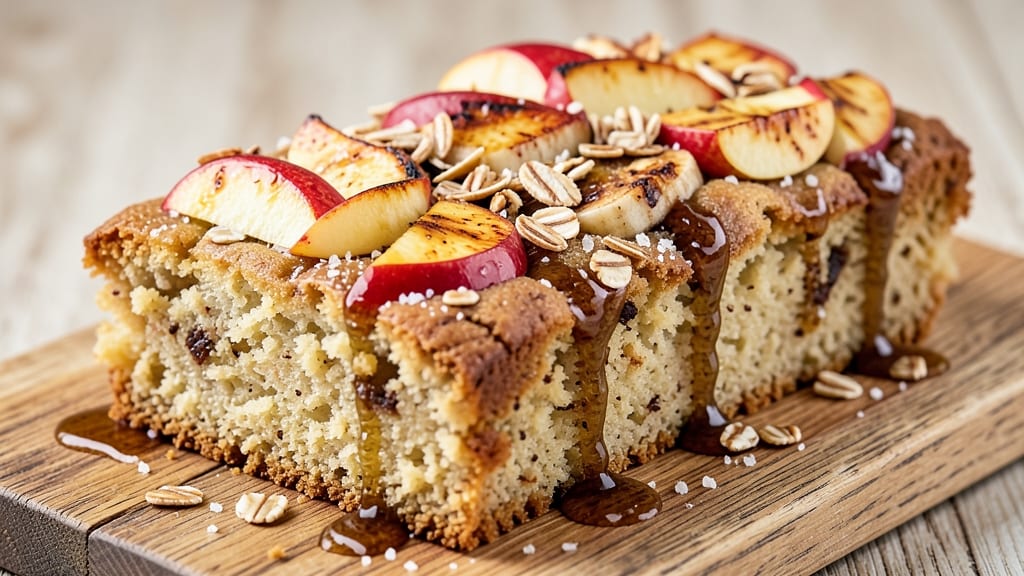 Apple Banana Oat Cake Recipe: Moist Spiced Layers With No Added Sugar