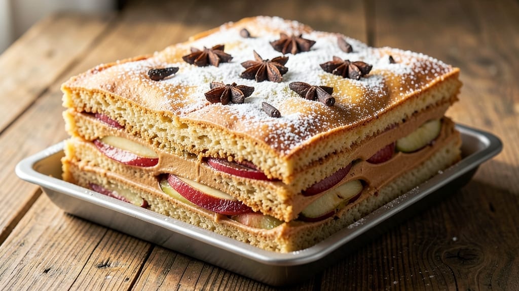 Apple Spice Sheet Cake Recipe: Warm Apple Streusel Hugging Moist Layers