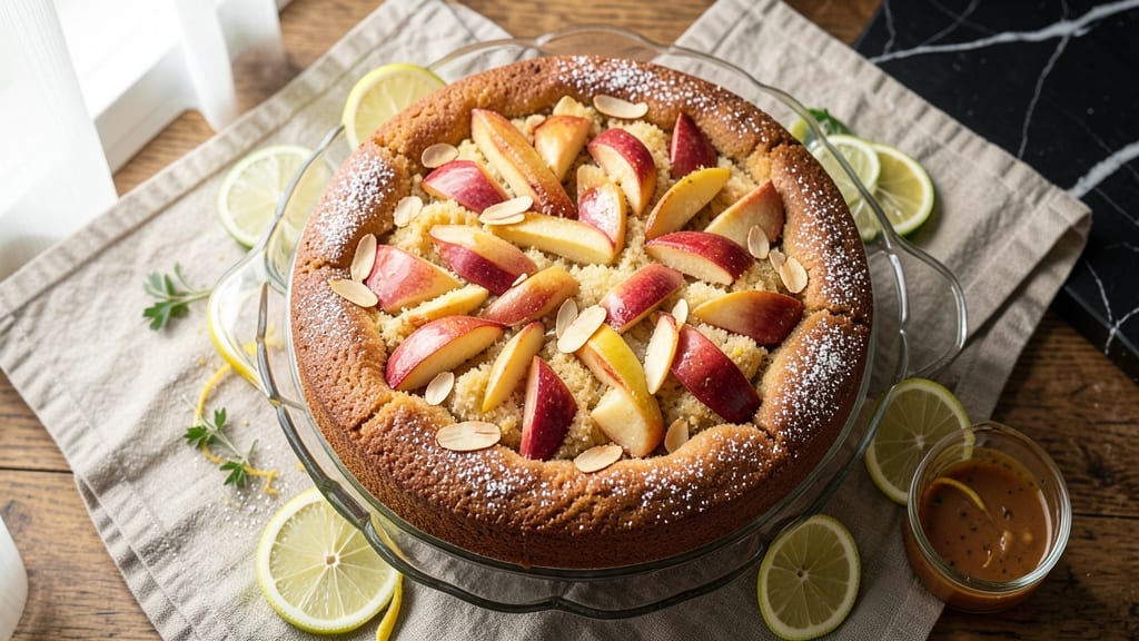 Apple and Lemon Cake Recipe: Zesty Citrus Layers with Buttery Crumb Top