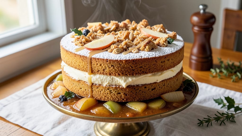 Apple Christmas Cake Recipe: Spiced Fruit Layers and Buttery Frosted Magic