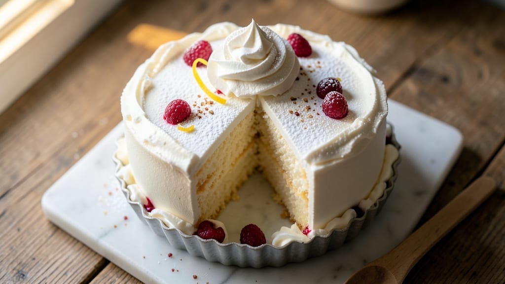 Angel Food Cake With Whipped Cream Recipe: Light-as-Air Layers and Cloudy Sweetness
