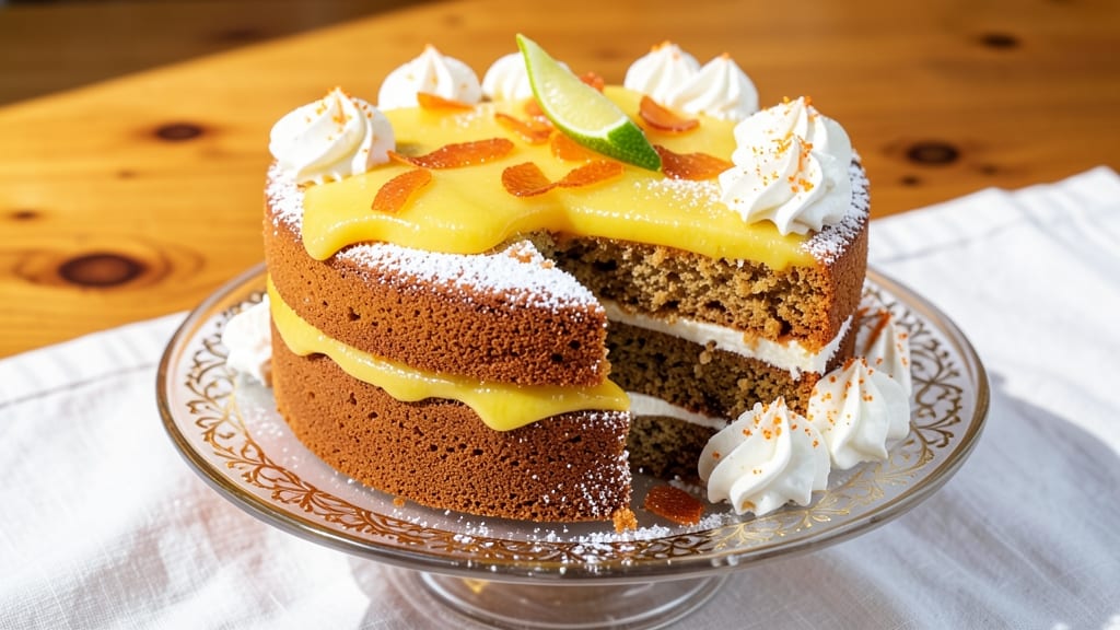 Angelica Cake Recipe: Citrus-Zest Layers With Buttery Crunch