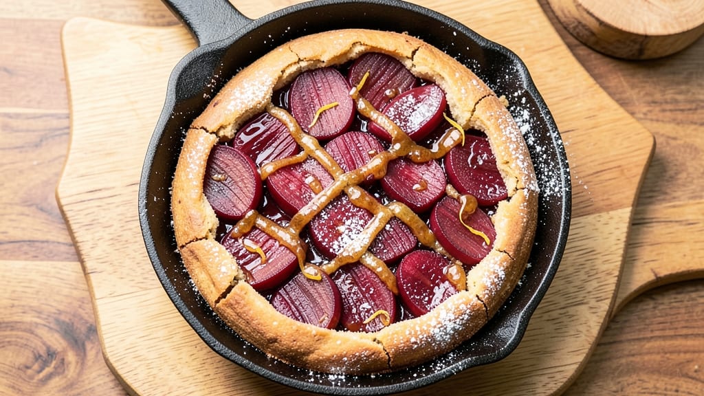America's Test Kitchen Rhubarb Upside Down Cake Recipe: Buttery Streusel Crown Over Tangy Fruit Layers