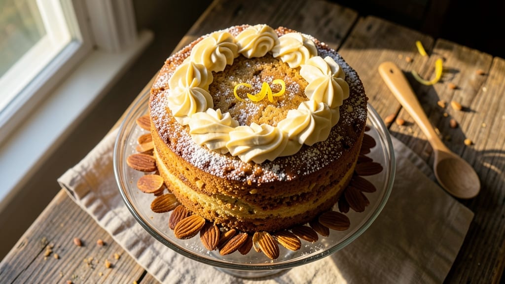 Almond Rum Cake Recipe: Boozy Moisture With Vanilla Swirl Magic