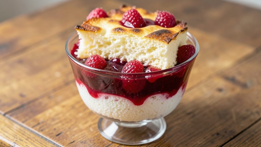 Angel Food Cake with Raspberry Jello Recipe: Light Clouds and Vibrant Layers