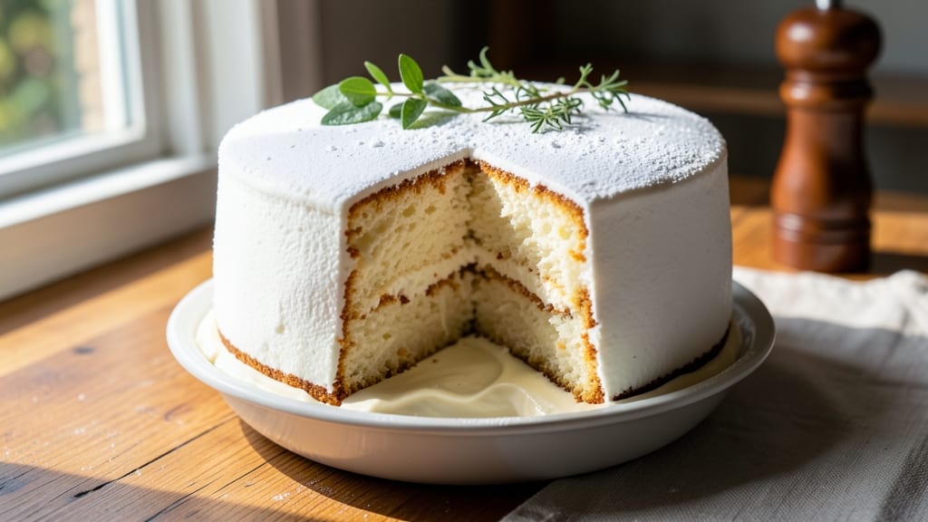 Amish Angel Food Cake Recipe: Fluffy Vanilla Clouds With Whipped Egg Whites