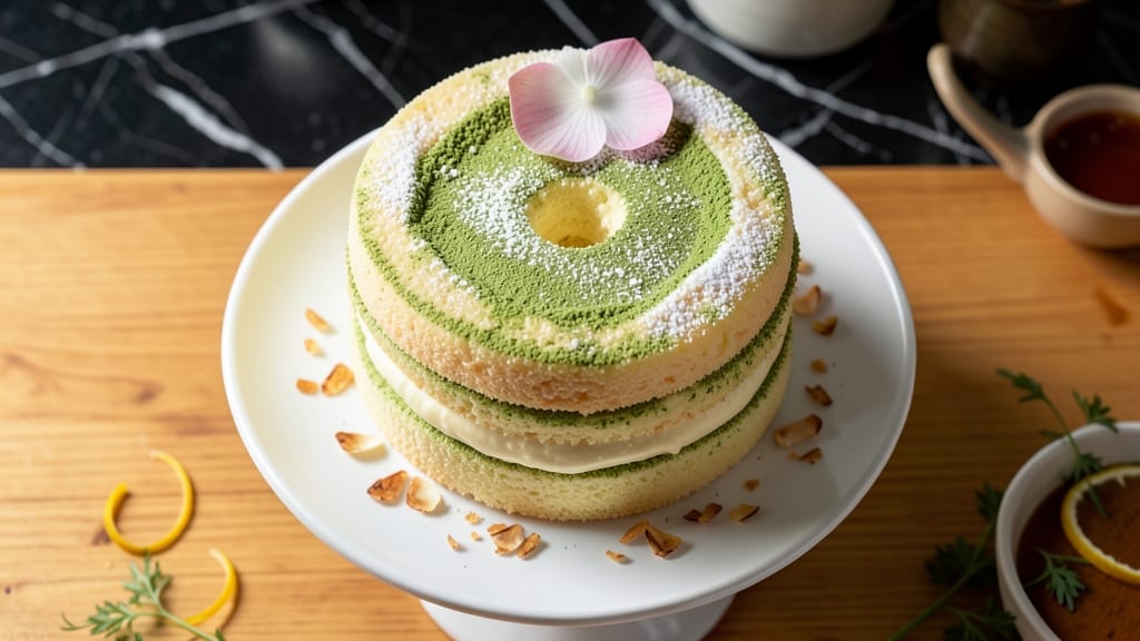 Asian Vanilla Sponge Cake Recipe: Light and Fragrant with Matcha Twist