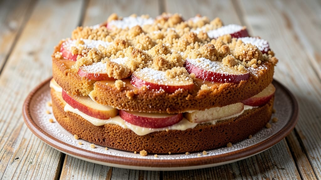 Apple Cake With Crumb Topping Recipe: Warm Spiced Streusel Over Juicy Apple Layers