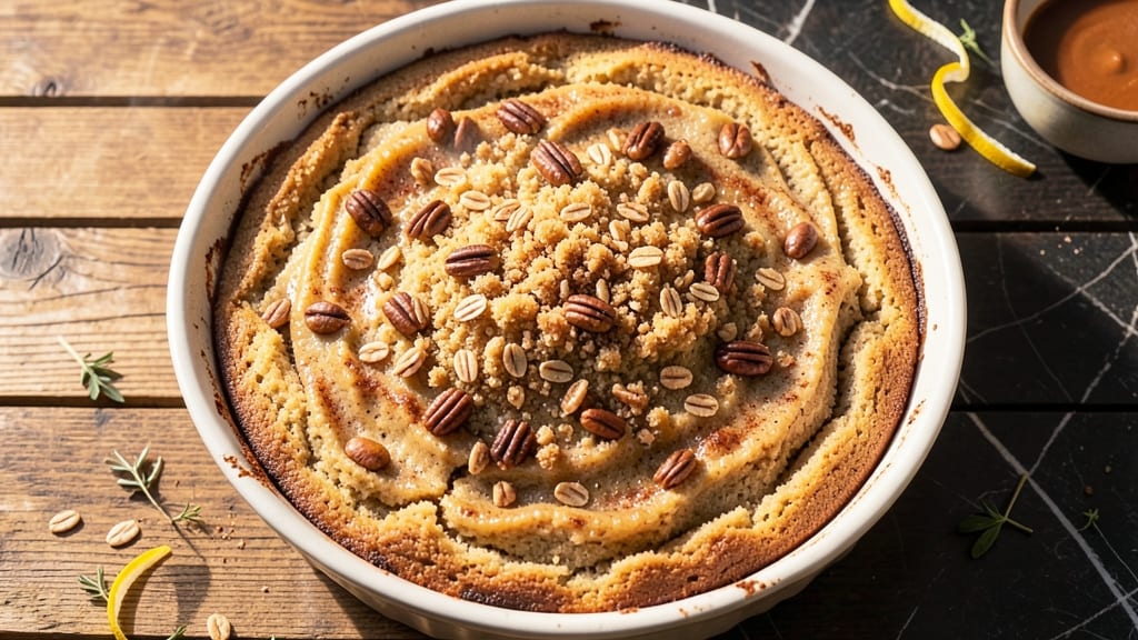 Applesauce Coffee Cake With Crumb Topping Recipe: Warm Spice Streusel Over Moist Apple Layers