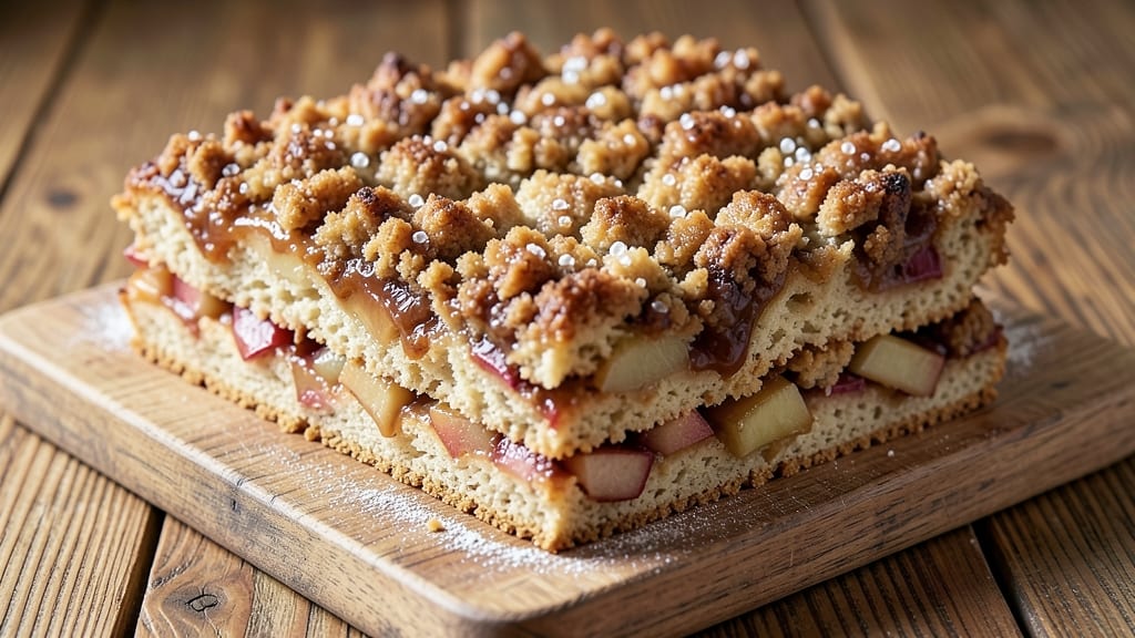 Amish Apple Crumble Cake Recipe: Warm Spiced Apples and Buttery Streusel Bliss