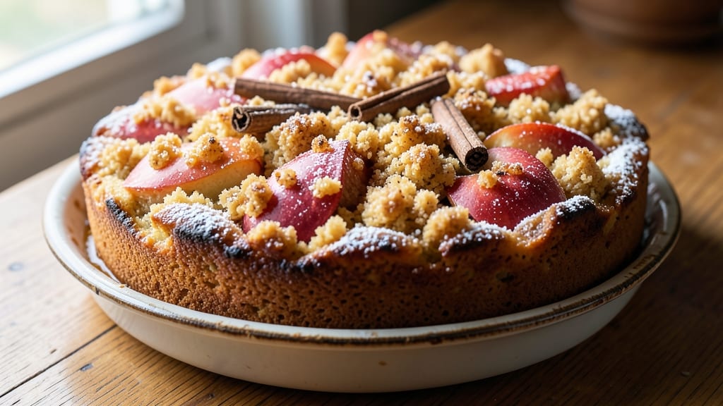 Apple Cake Recipe With Crumble Topping: Buttery Streusel Crown Over Moist Apple Layers