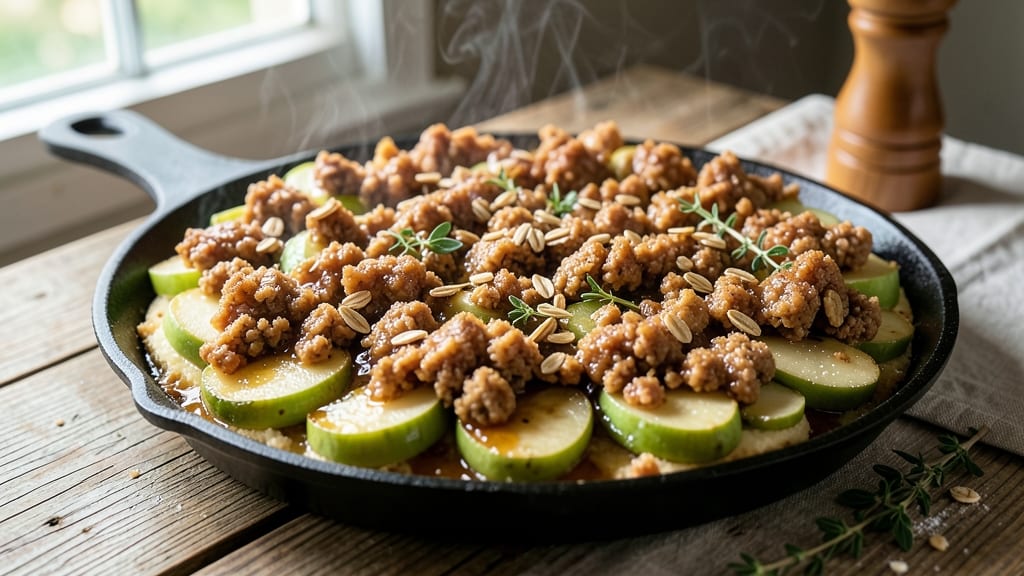 Apple Filling Dump Cake Recipe: Warm Spiced Streusel Hugging Juicy Apple Layers