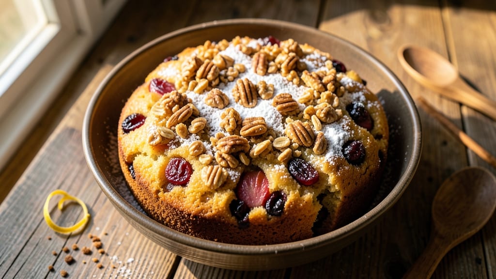 Apple Cinnamon Raisin Cake Recipe: Spiced Streusel Crown Over Ultra-Moist Layers
