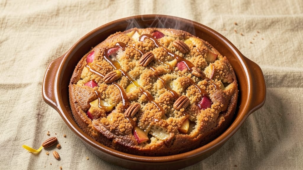 Apple Cider Crumb Cake Recipe: Buttery Streusel Crown With Spiced Apple Filling