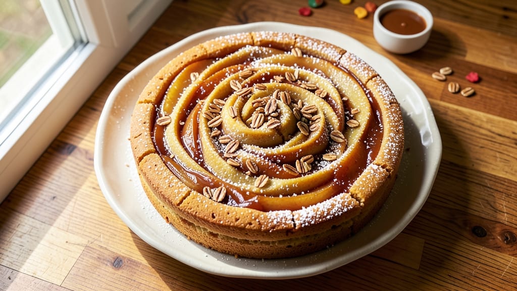 Apple Swirl Cake Recipe: Warm Spiced Fruit Streusel Over Vanilla Swirl Layers